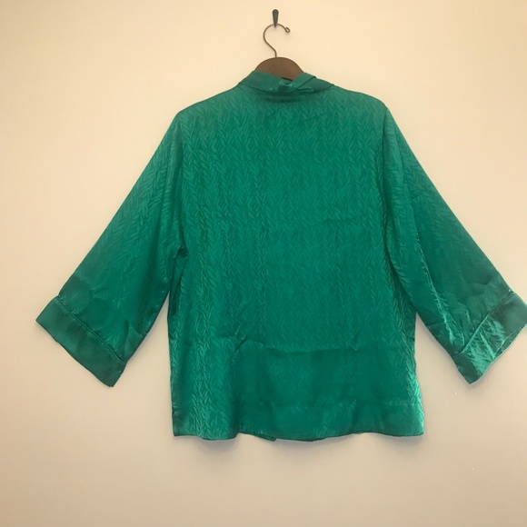 OSCAR DE LA RENTA Green Top - Picture 6 of 8